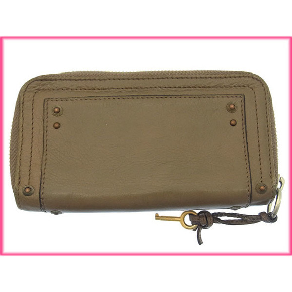 Chloe long padlock Wallet Wallet Paddington charcoal - Picture 1 of 6